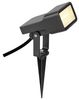 SLV SYNA WIDE, Erdspiessleuchte, 3000 K, 115°, IP65, eckig, schwarz - Strahler (Outdoor) Bild 2