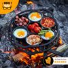 BBQ Nerd Muffinform, (6er Muffinbackform aus Gusseisen), Muffinförmchen - Gusseiserne Muffinform mit Henkel Bild 5