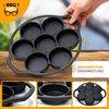 BBQ Nerd Muffinform, (6er Muffinbackform aus Gusseisen), Muffinförmchen - Gusseiserne Muffinform mit Henkel Bild 4