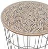 Set mit 2 Beistelltischen aus Metall und MDF in Grau Bild 4