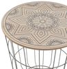 Set mit 2 Beistelltischen aus Metall und MDF in Grau Bild 3