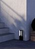 Eglo 98727 LED Sockelleuchte RIFORANO Aluguss schwarz / Kunststoff weiß LxBxH:11,0 x 6,0 x 34 cm - IP44 - 2X5W - 3000K Bild 3