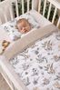 Babynest Nestchen Baby Set für Neugeborene – 5-teilig – Kuschelnest aus 100% Baumwolle & Waffelpique – Babykokon tragbar – für Babybett, Kinderbett & Kinderwagen – OEKO-TEX - Safari und Sand Bild 4