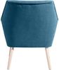 Sessel Kachka Bezug Veloursstoff Buche natur / petrol 21074 Bild 5