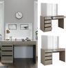 Schminktisch Sherry Greige 120 cm mit Spiegel Vicco Bild 2