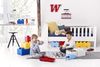 Lego 'Storage Brick 4' Aufbewahrungsbox hellblau mit 1 Schublade Bild 2