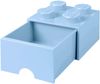 Lego 'Storage Brick 4' Aufbewahrungsbox hellblau mit 1 Schublade Bild 4