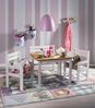 Home4You Kindersitzgruppe, Kiefernholz massiv, (4-tlg), mit 1 Tisch, 1 Sitzbank und 2 Stühlen Bild 2