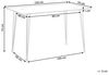 Esstisch 'Winston' Glas transparent / silber 120x70 cm Bild 3
