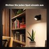 Philips Hue White Ambiance Buckram BT Spot mit Dimmschalter schwarz Bild 3
