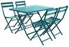 Hespéride - Rechteckiger klappbarer Gartentisch Greensboro Blaugrün - 4 Plätze - Blaue Ente Bild 3