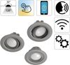 Hama WLAN LED Built-in Spotlight 5W for Voice / App Control Adjustable Set of 3 S-Nick. Bild 2