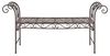 Gartenbank Cossila 70x147x46 cm Edelrost-Braun en. casa Bild 4