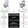 ingenuity Hochstuhl Proper Positioner™ 7-in-1 Deluxe High Chair - Chambray Bild 4