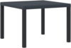 vidaXL Garten-Esstisch Anthrazit 100 x 100 x 73 cm Poly-Rattan 871680