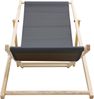 ECD Germany Gartenliege Holz Beachstuhl klappbarer Strandstuhl Strandliege Campingliege, 5 St, 5er Set Sonnenliege Anthrazit Klappliegestuhl 117x52x83cm Relaxliege Bild 5