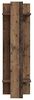 FORTE Clif Kleiderpaneel, Holzwerkstoff, Grau/Braun, 60 x 200,5 x 34,4 cm Bild 4