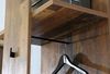 FORTE Clif Kleiderpaneel, Holzwerkstoff, Grau/Braun, 60 x 200,5 x 34,4 cm Bild 2