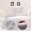 Irisette Mako Satin Bettwäsche Wave 8637-60 Kariert Rot Beere 135x200 Bild 4