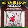 United Labels® Dekokissen Peanuts Snoopy Kissen You and Me Plüsch Zierkissen 40 x 40 cm Bild 2