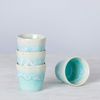 Costa Nova Becher Lungo Grespresso, Aqua (hellblau), 19 cl, 1-tlg, Keramik, 8 x 7,5 cm, 190 ml Bild 2