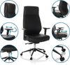 hjh OFFICE Profi Chefsessel VITORO ECO Kunstleder Drehstuhl mit hoher Rückenlehne ergonomisch, Schwarz, 729453 Bild 5