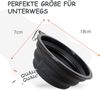 PETSATION Hundenapf faltbar 1000 ml, Silikon schwarz Bild 5
