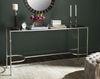 SAFAVIEH Modern Accent Table with Iron Legs, in Silver and Black, 160 X 40 X 81.28 Bild 2