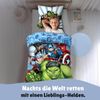 Marvel Avengers Bettwäsche für Jungen 135x200 cm 80x80 cm im Comic Stil aus 100% Baumwolle Bild 3