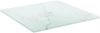 vidaXL Tischplatte Ersatztischplatte Marmorplatte Glasplatte für Esstisch Couchtisch Gartentisch Weiß 30x30 cm 6mm Hartglas in Marmoroptik Bild 3