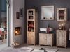 Spiegel Wandspiegel Badspiegel massivum Bitna 65x70 cm Mango natur rechteckig mit Ablage Holzspiegel unbeleuchtet Gäste-WC Flur Bild 2