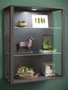 VCM Wandvitrine Glasol 919505 Anthrazit H. 90 x B. 70 x T. 35 cm Bild 2