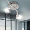 LED Deckenlampe, 2 flammig, beweglich, Chrom, L 29cm Bild 2