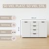 rauch Aditio Box, Kommode, 2-türig, 4 Schubladen, mit Softclose-Funktion, Farbe Eiche Artisan, BxHxT 120x81x42cm Bild 5