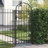 vidaXL Zaunpfosten ASSEN 200 x 88 x 14 cm Stahl Grau Abschließbar 42008887 Bild 2
