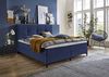 Atlantic Home Collection Romy Boxspringbett mit klassischen Kopfteil, Taschenfederkernmatratze, Härtegrad 3, inklusive Topper, Navyblau, 180x200 cm Bild 2