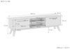 Medienschrank TV-Schrank Fernsehschrank mit 2 Türen aus Rotbuche V-90.51-12 Bild 3