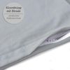 aqua-textil Classic Line Baumwoll Kissenbezug 2er-Set 40x60 Silbergrau Kissen Bezug Reißverschluss Jersey Kissenhülle Bild 4