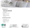 aqua-textil Classic Line Baumwoll Kissenbezug 2er-Set 40x60 Silbergrau Kissen Bezug Reißverschluss Jersey Kissenhülle Bild 5
