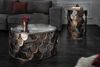 riess-ambiente Beistelltisch ABSTRACT Ø55cm antik messing / transparent (Einzelartikel, 1-St), Wohnzimmer · Glas · Metall · rund · Fischschuppen Design · Industrial Bild 4