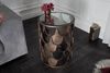 riess-ambiente Beistelltisch ABSTRACT Ø55cm antik messing / transparent (Einzelartikel, 1-St), Wohnzimmer · Glas · Metall · rund · Fischschuppen Design · Industrial Bild 3