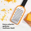 OXO Good Grips Küchenreibe, Edelstahl, geätzt, grob Bild 3