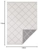 In- & Outdoor Wendeteppich Corsica Grau Creme - 120x170x0,5cm Bild 2