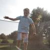 EXIT Trampolin Silhouette Ground 183 cm pink + Netz Bild 4