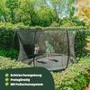 EXIT Trampolin Silhouette Ground 183 cm pink + Netz Bild 2