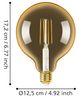 Eglo 12225 Connect-Z LED Leuchtmittel E27 L:17. 2cm Ø:12. 5cm dimmbar 2200K extra warmweiß Bild 4