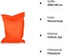 BuBiBag XXL Sitzsack, Outdoor Sitzsäcke für Kinder und Erwachsene, Bodenkissen Beanbag Fatboy wetterfest (Neonorange 200x140 cm) Bild 4