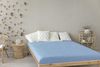 Livessa Spannbettlaken Eisblau 180x200 cm aus Baumwolle Single-Jersey Stoff 140 g/m², Spannbetttuch/Bettlaken mit 30cm Matratzenhöhe, Ultra weich und atmungsaktiv Bild 4