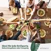 wisefood Einwegteller Palmblatt-Teller, quadratisch, 20x20 cm, (100 St) Bild 4