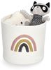 Zeller Aufbewahrungskorb 'Rainbow', Baumwolle/Polyester,, weiß, ca. Ø 25 x 22 cm Bild 3